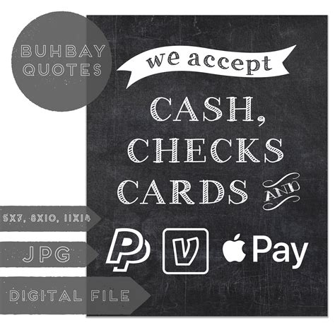 What forms of payment are accepted in 